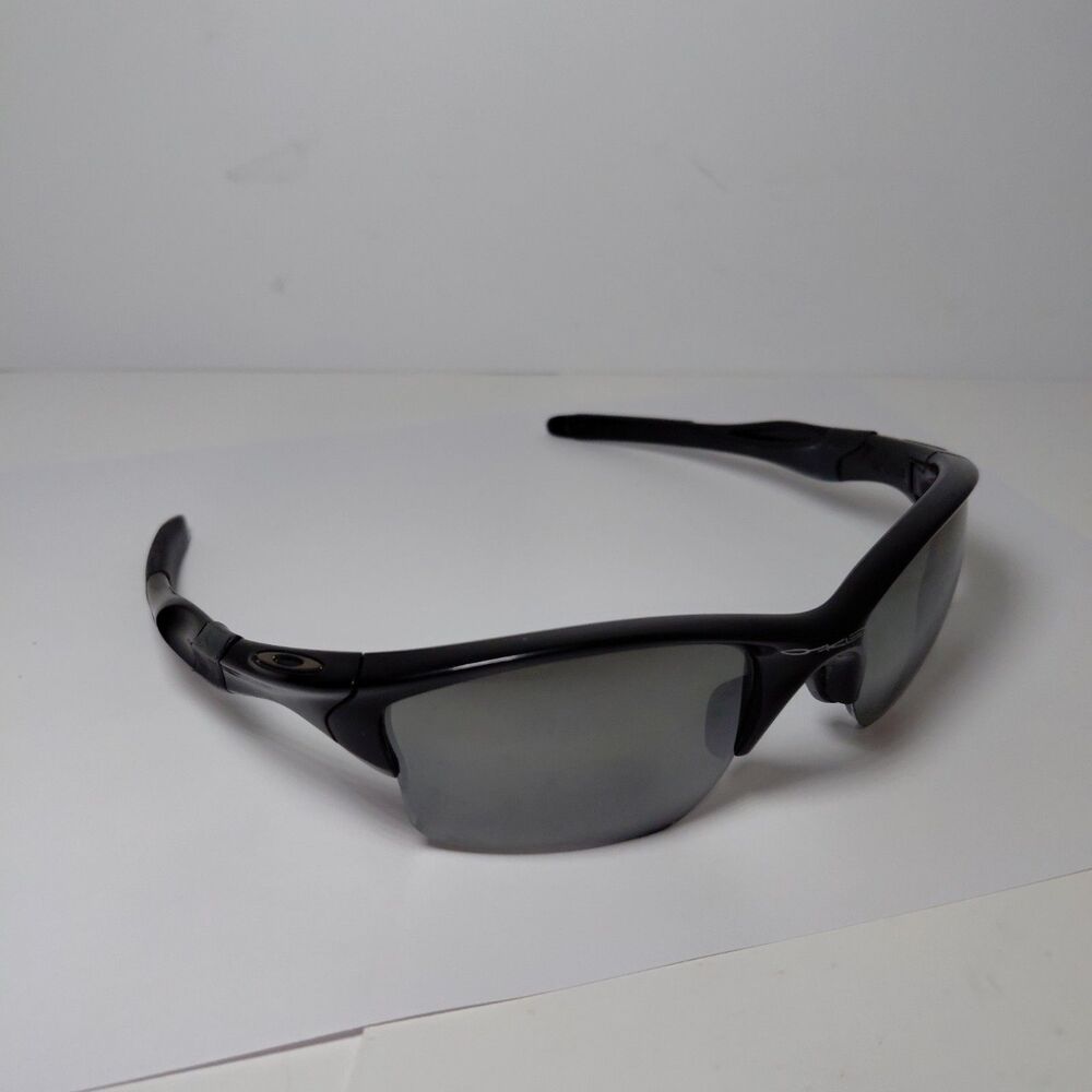 Oakley Half Jacket 2.0 Rx Sunglasses Black Iridium XLJ Gunmetal Icons